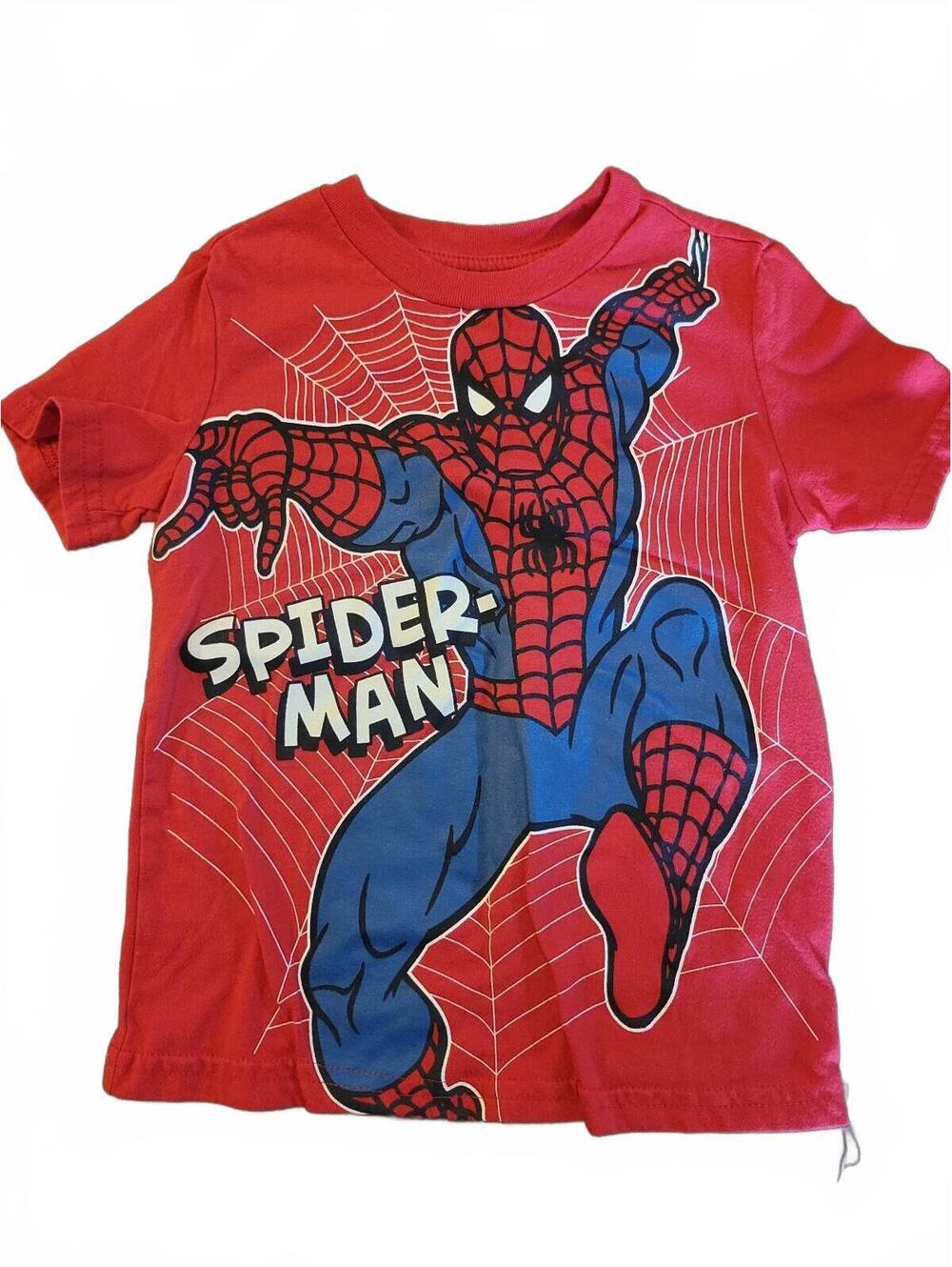 Jumping Beans Marvel Spiderman Graphic Short Sleeve Tee Boys Size 4